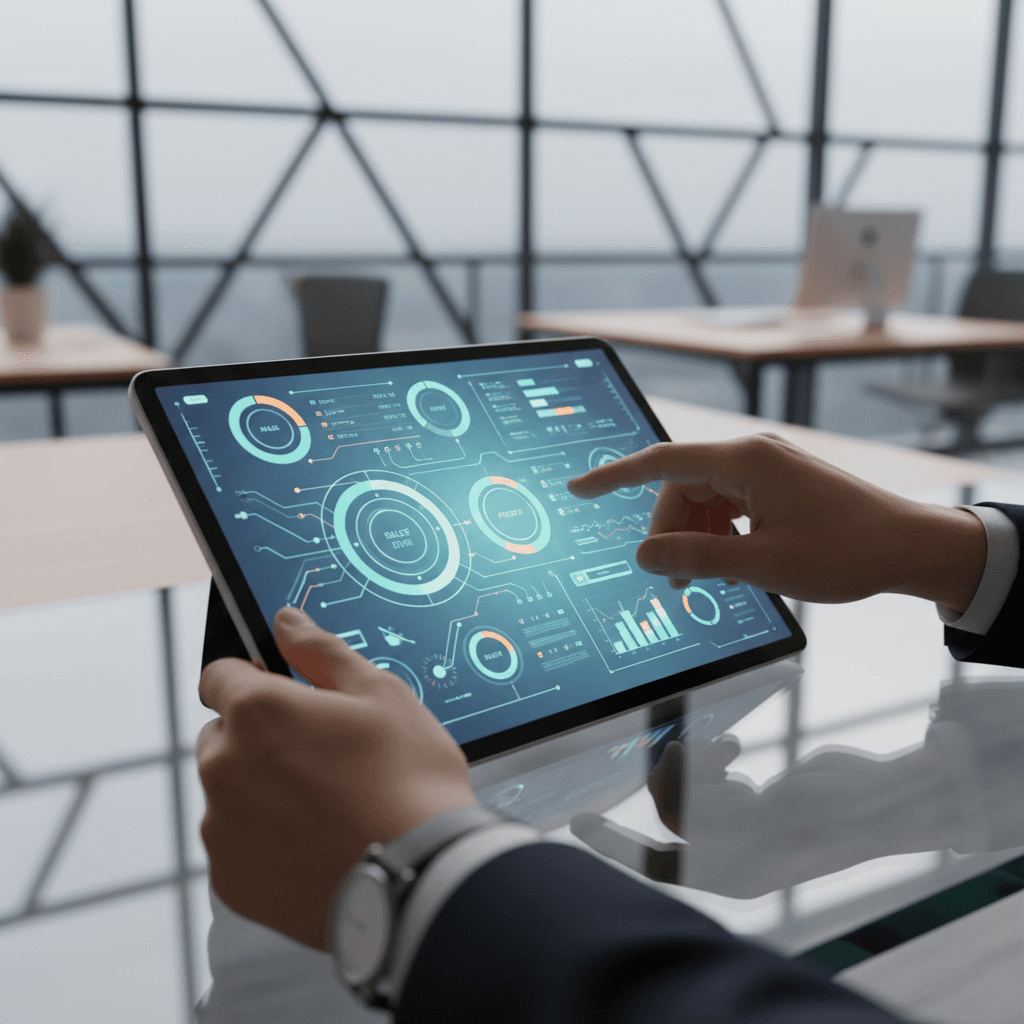 Professional contact interface for IT consulting inquiry